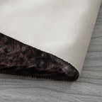 Leopard Cheetah Jaguar Feline Animal Print Soft Cozy Fuzzy Faux Fur Rug/ Carpet