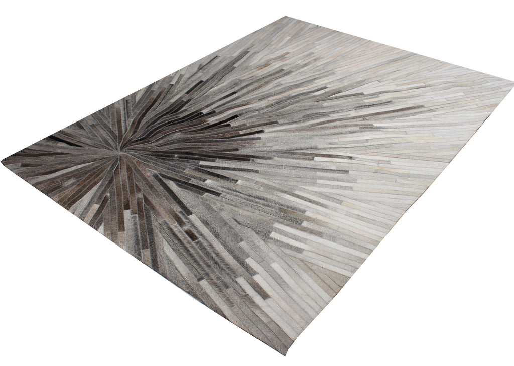 Handmade Abstract Patchwork Cowhide Area Rug PCH205