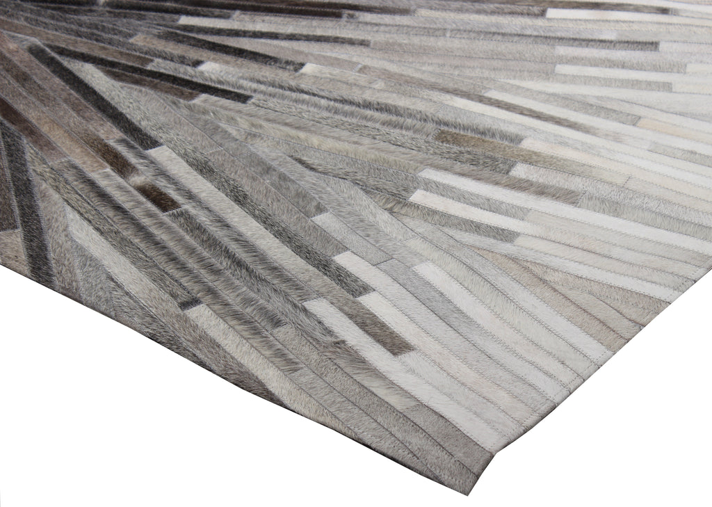 Handmade Abstract Patchwork Cowhide Area Rug PCH205