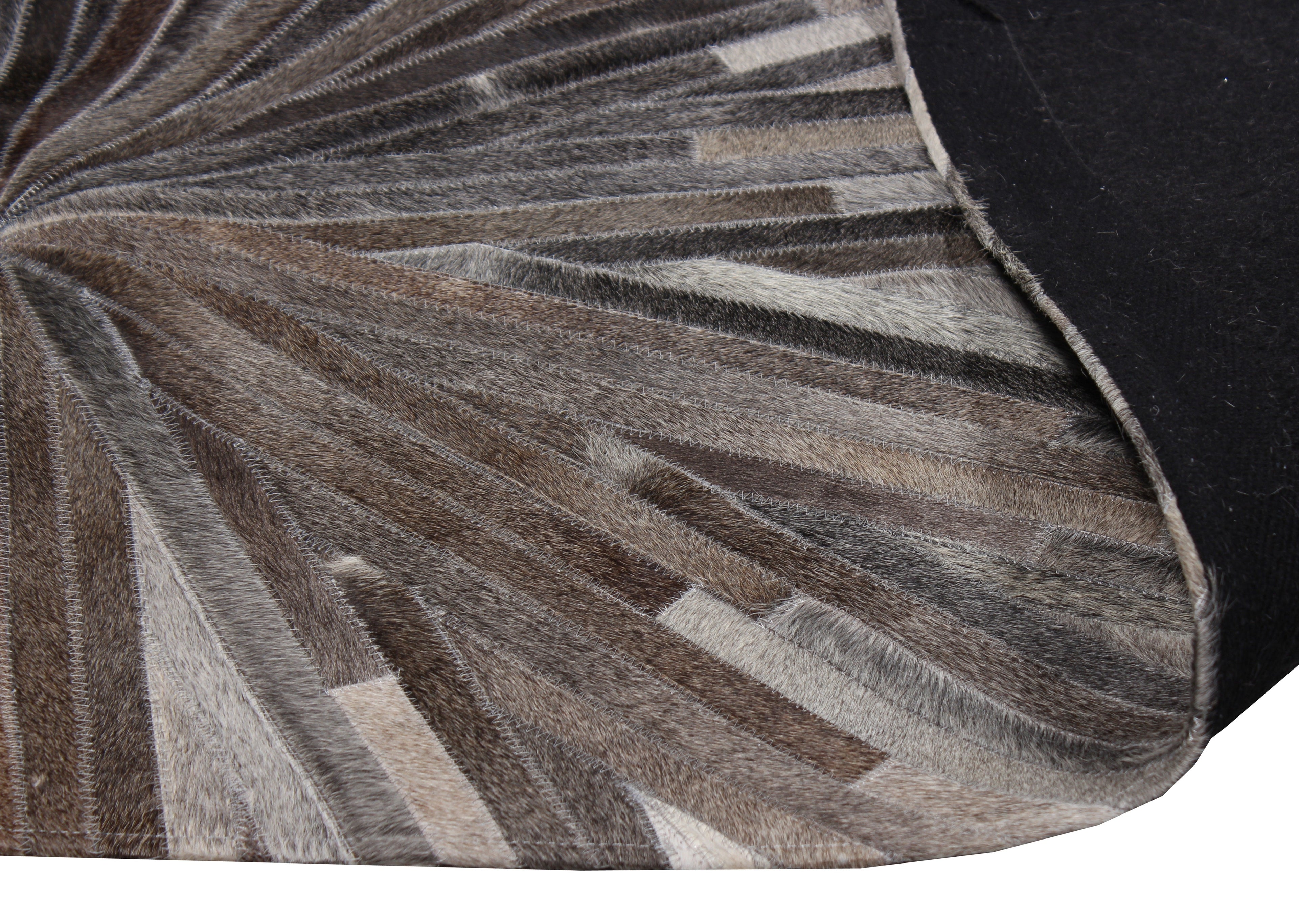 Handmade Abstract Patchwork Cowhide Area Rug PCH205