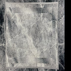 Ultra-soft Cozy Abstract Shimmery Foil Illuminating Area Rug/Carpet