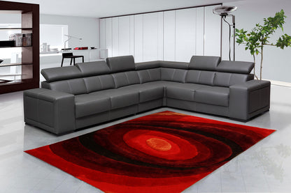 With a soft cozy touch this shag area rug brings luxury and enchant your house with color and deep silky pile. 