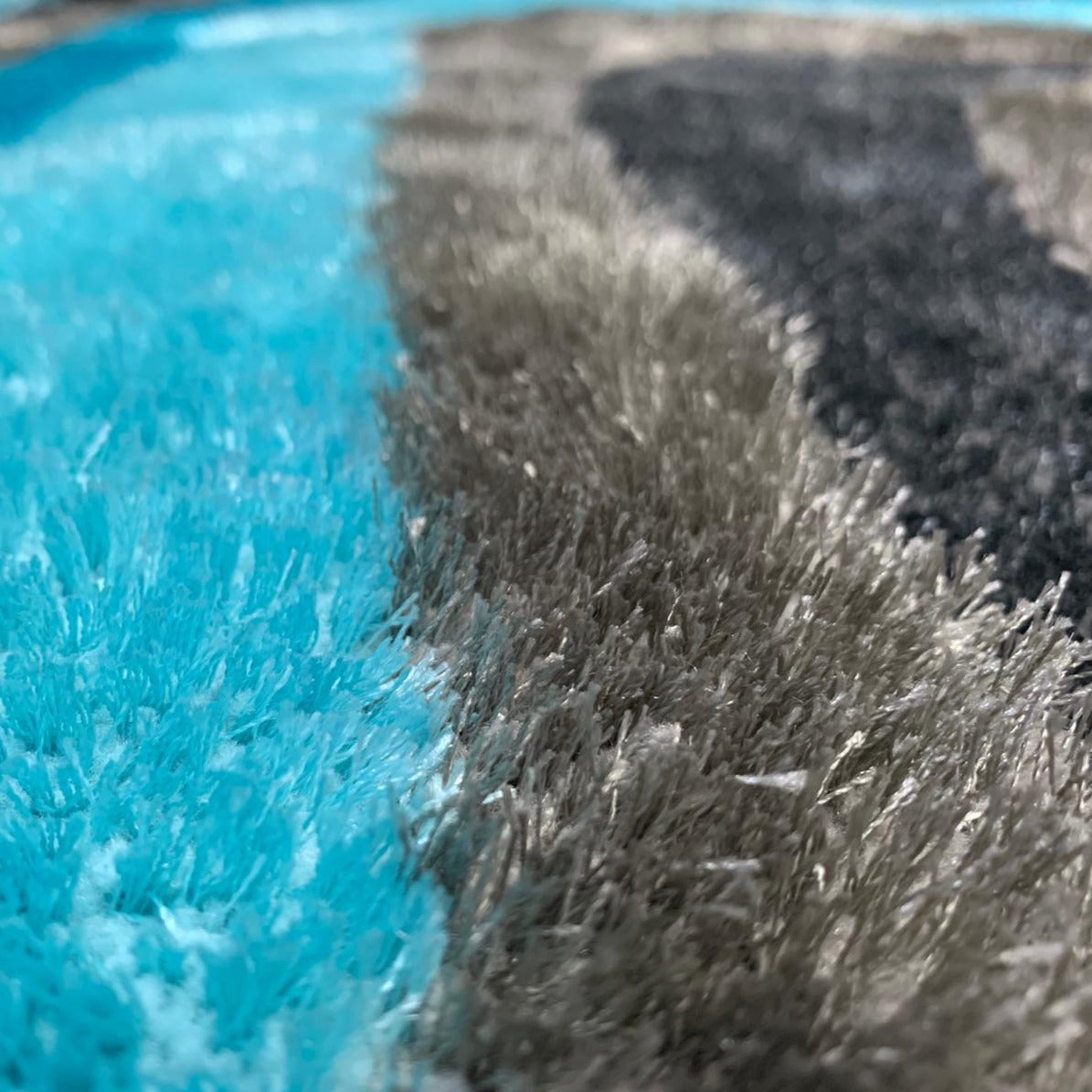 Living Shag Waves Soft Plush Design 3D Effect Area Rug/ Carpet