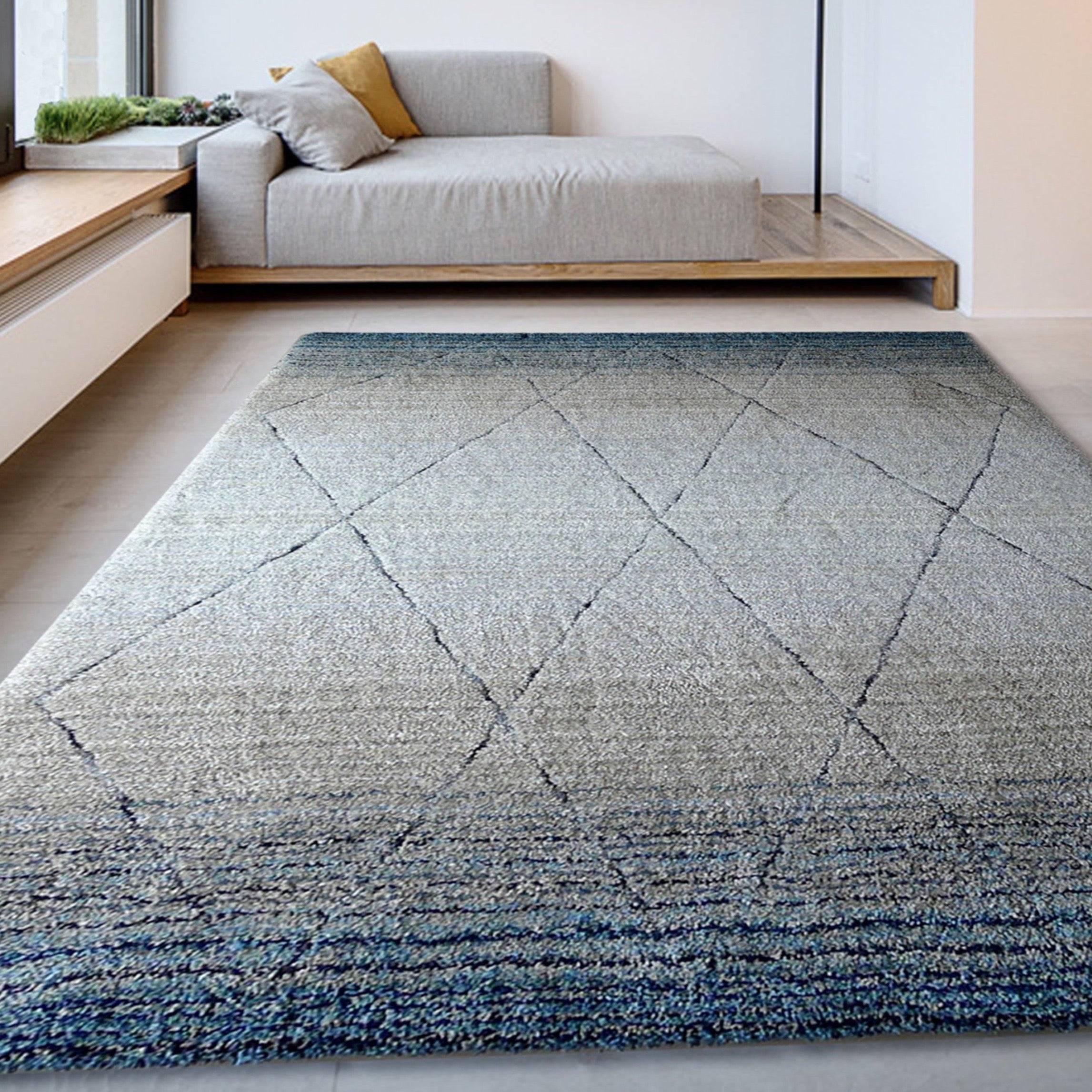 Velvet Soft Fuzzy Cozy White Shag Area Rug/Carpet