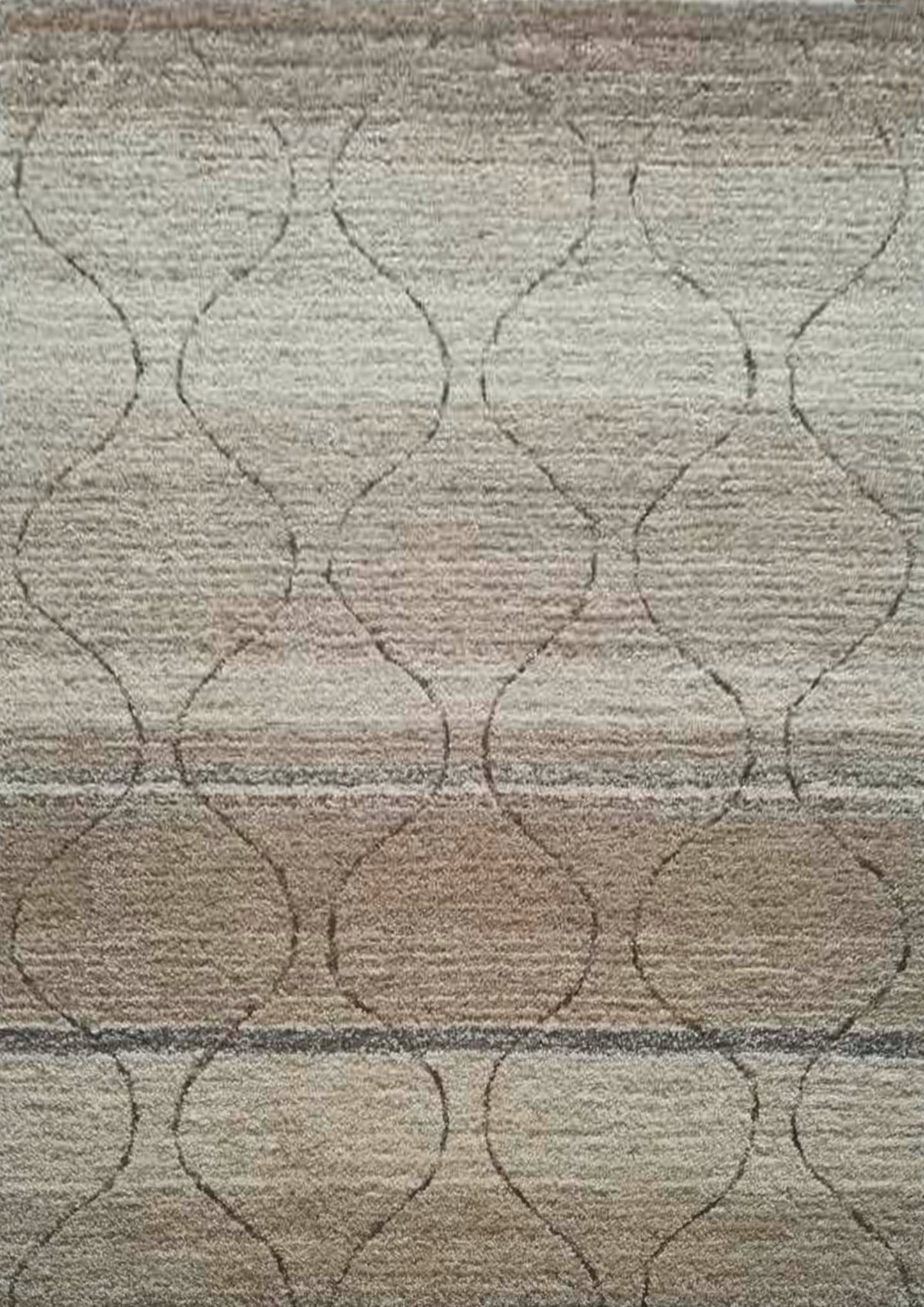 Soft Plush Fluffy Moroccan Lattice Design Shag Area Rug/Carpet