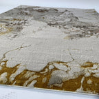 Golden Shimmery Changing Plus Ultra Soft Cozy Area Rug/Carpet