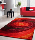 With a soft cozy touch this shag area rug brings luxury and enchant your house with color and deep silky pile. 