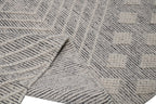 hand made hand knotted natural color beige mocha bohemian one of a kind textured raised rug modern office home diamond