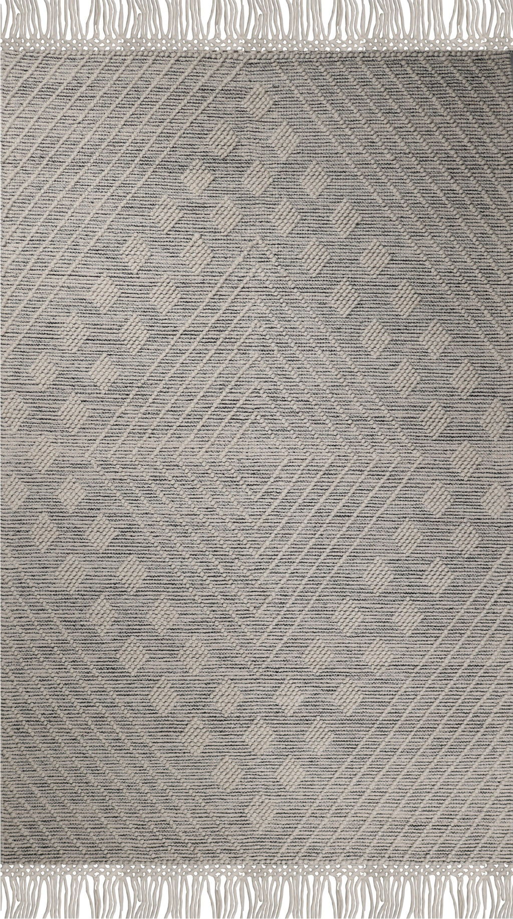 hand made hand knotted natural color beige mocha bohemian one of a kind textured raised rug
