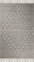 hand made hand knotted natural color beige mocha bohemian one of a kind textured raised rug