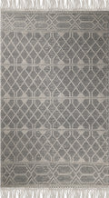 hand made hand knotted natural color beige mocha bohemian one of a kind textured raised rug