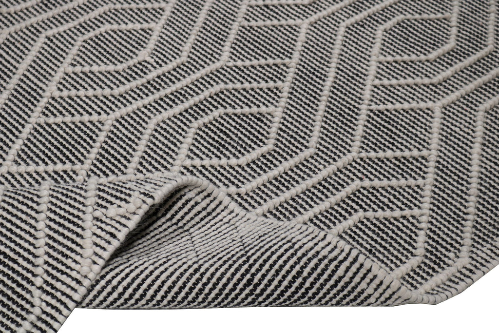 hand made hand knotted natural color beige mocha bohemian one of a kind textured raised rug