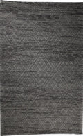 hand made hand knotted natural color beige mocha bohemian one of a kind textured raised rug silver gray diamond