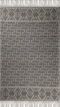 hand made hand knotted natural color beige mocha bohemian one of a kind textured raised rug fringe 