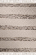 hand made  hand knotted  natural color beige mocha bohemian  one of a kind  textured raised rug  nejathiam