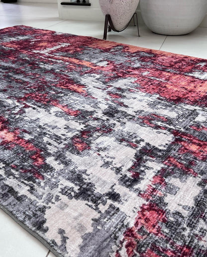 Foldable Anti-Slip Polyester Area Rug | Style# SHAH-26 - Elevate Your Space