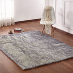 High Quality Soft Cozy Fuzzy Faux Fox Fur Area Rug / Carpet