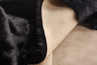 Luxury Soft Faux Fur Sheepskin Area Rug by Rug Factory Plus