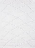 Plush Fluffy Shine 3D Geometric Dimond Shag Area Rug/Carpet White