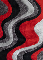 Luxury Shag Viscose Shiny Design Plush Area Rug/ Carpet