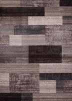 Power Loomed Hand Carved Geometric Design Tara 303 Area Rug by Rug Factory Plus