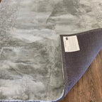 Valentine Faux Fur Solid Silver Area Rug/Carpet
