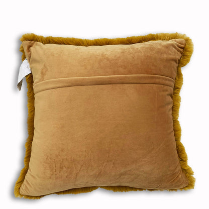 Soft Cozy Fuzzy Faux Fur Throw Pillow