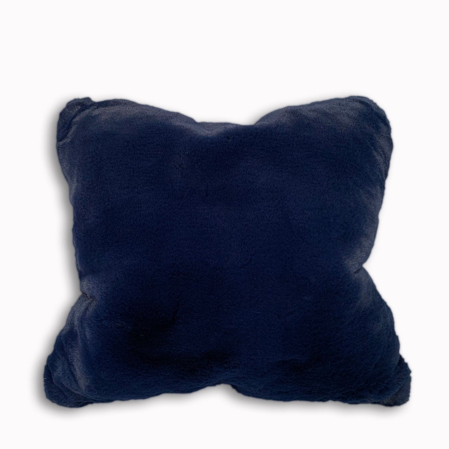 Navy best sale fur pillow