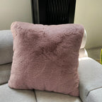 Soft Cozy Fuzzy Faux Fur Throw Pillow