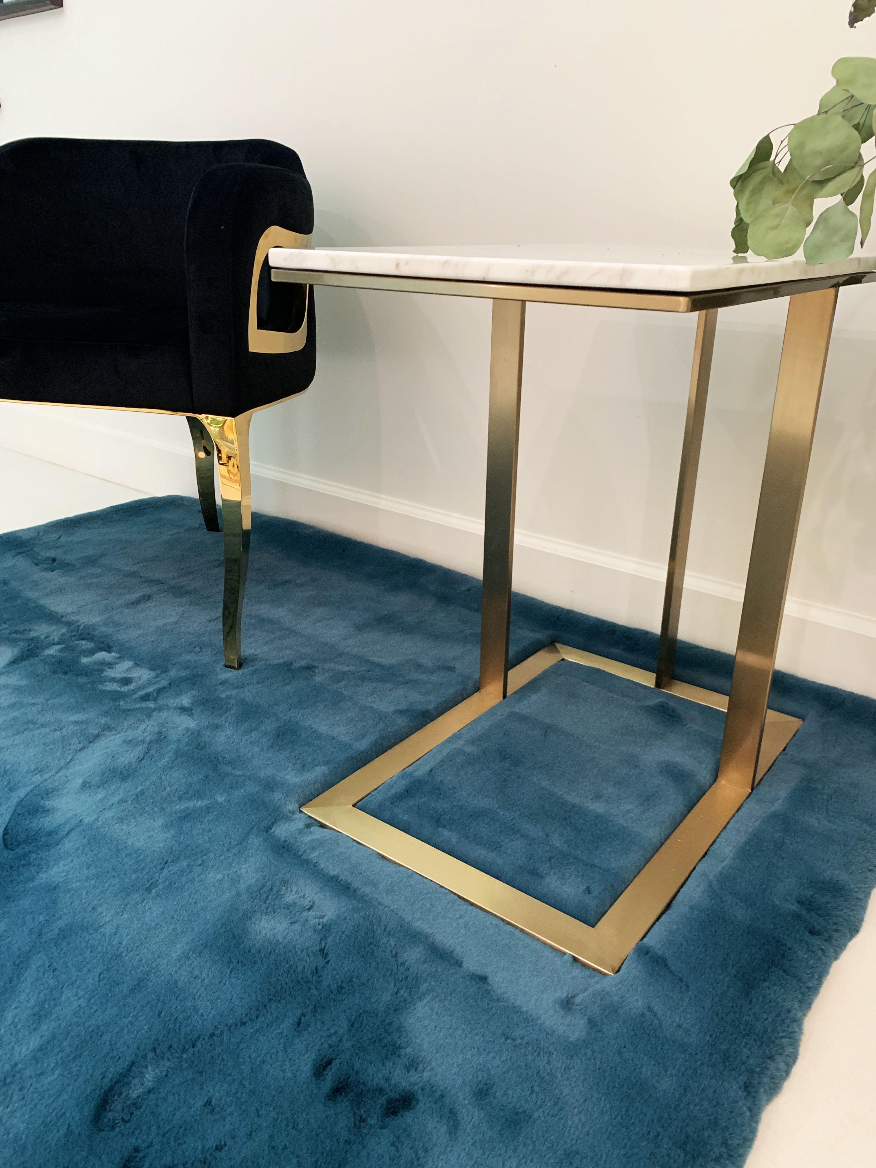 Soft Touch Faux Rabbit, Chinchilla Feel Solid Colors Area Rugs