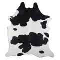 Real Leather Cowhide Brazilian Black White