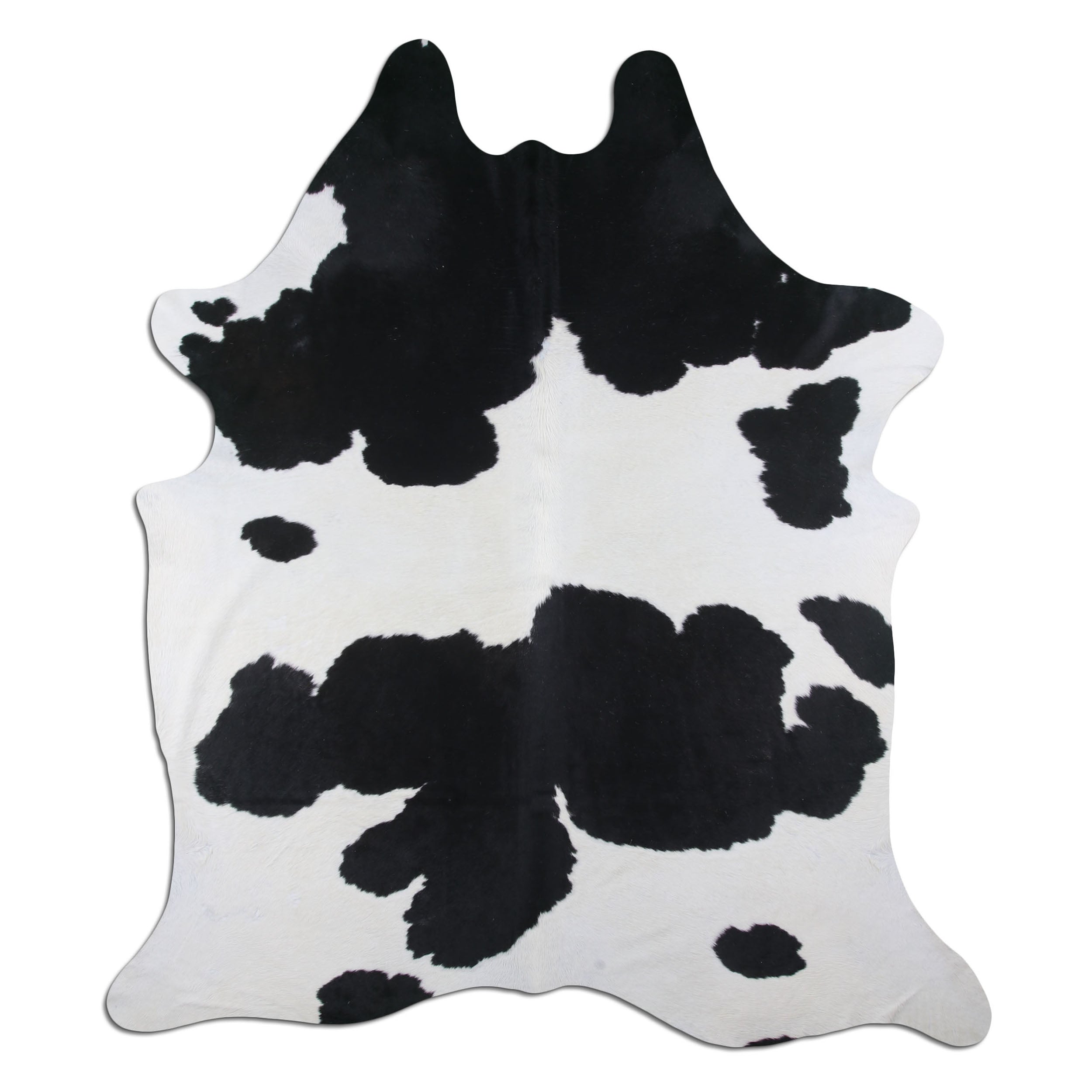 Real Leather Cowhide Brazilian Black White