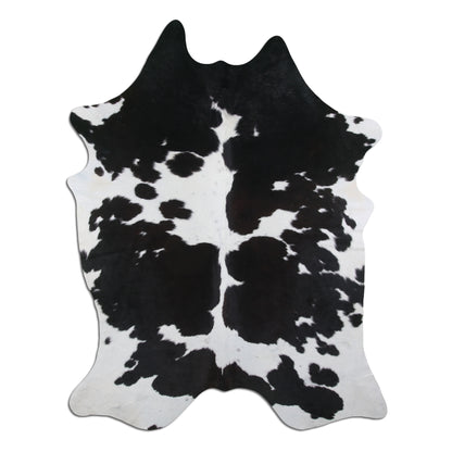 Real Leather Cowhide Brazilian Black White