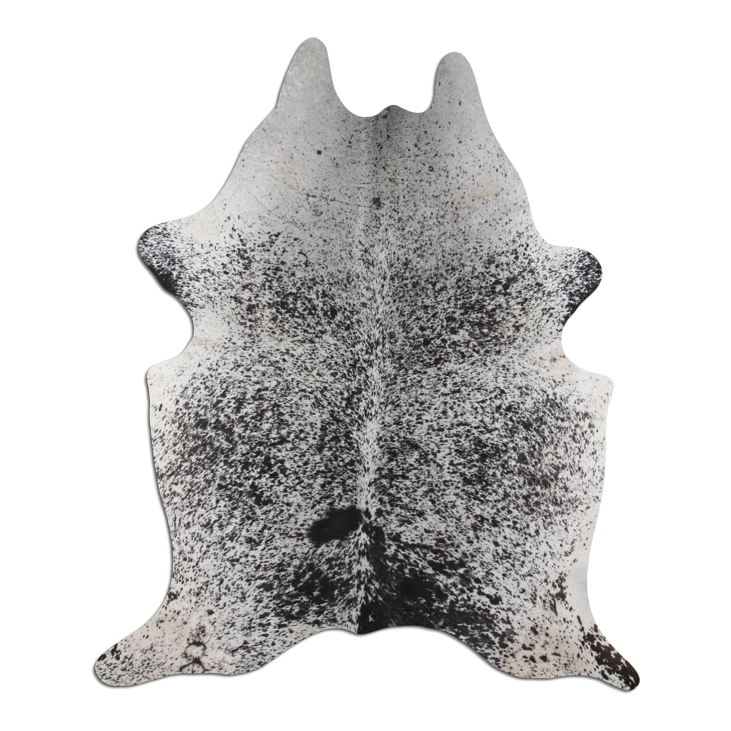 Real Leather Cowhide Salt Pepper Brazilian Hide