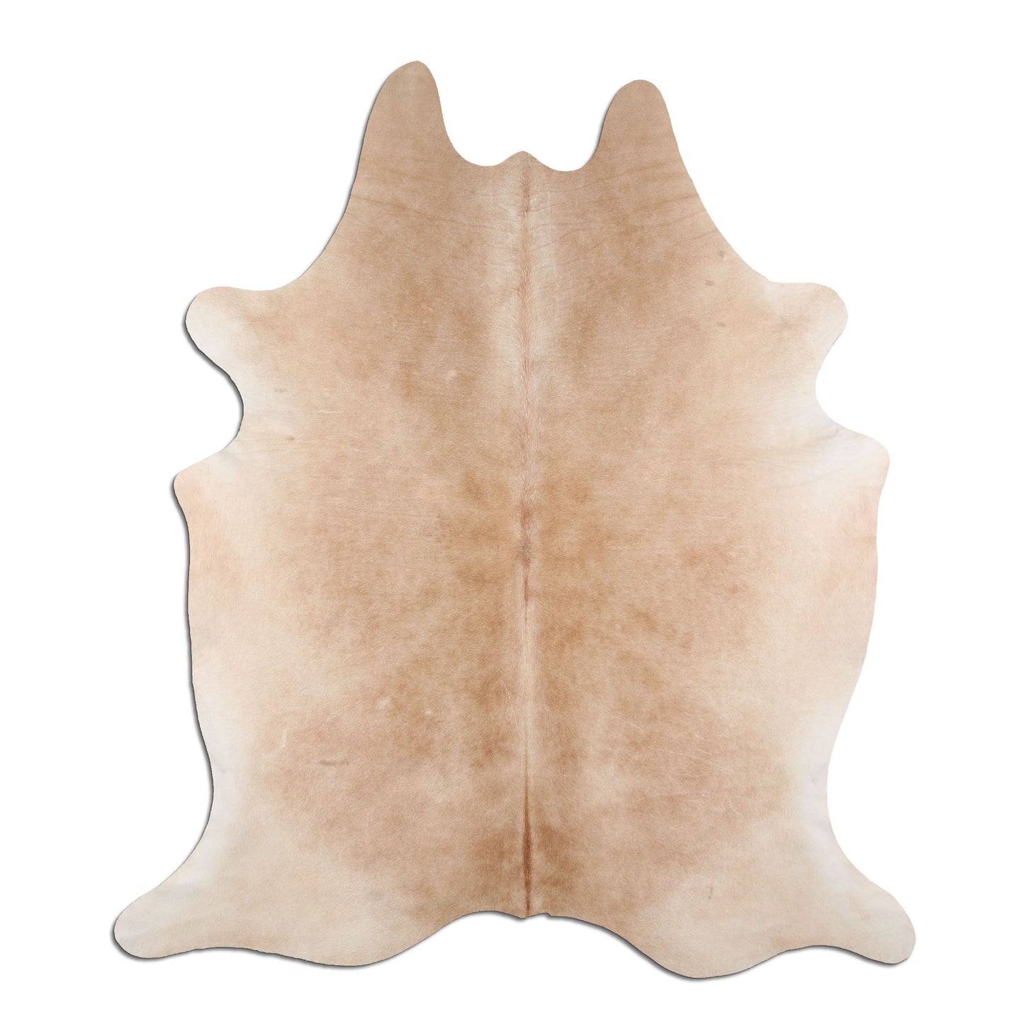 Real Leather Cowhide Beige Solid