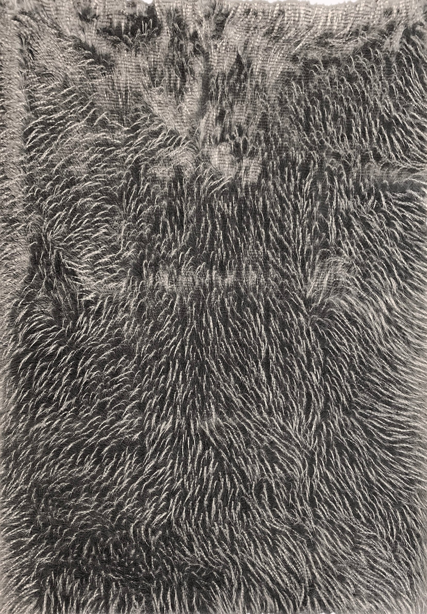 Timeless Modern Luxury Feathers Faux Fur Soft Area Rug