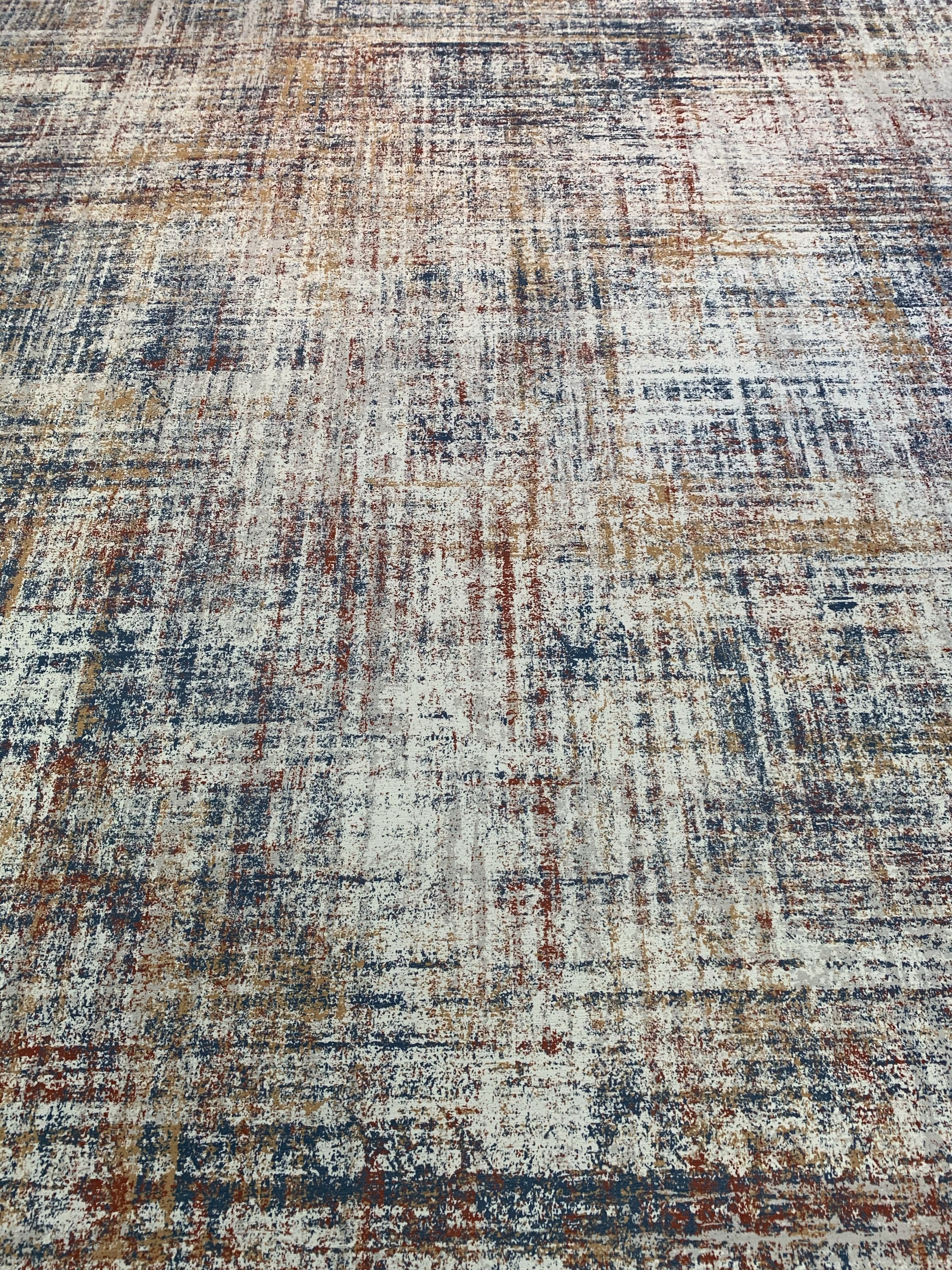 Vintage Style Soft Print on Design Elevate 238 Area Rug