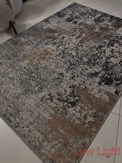 Dynamic Color-Shifting Foldable Flat Weave Area Rug for Stylish Interiors