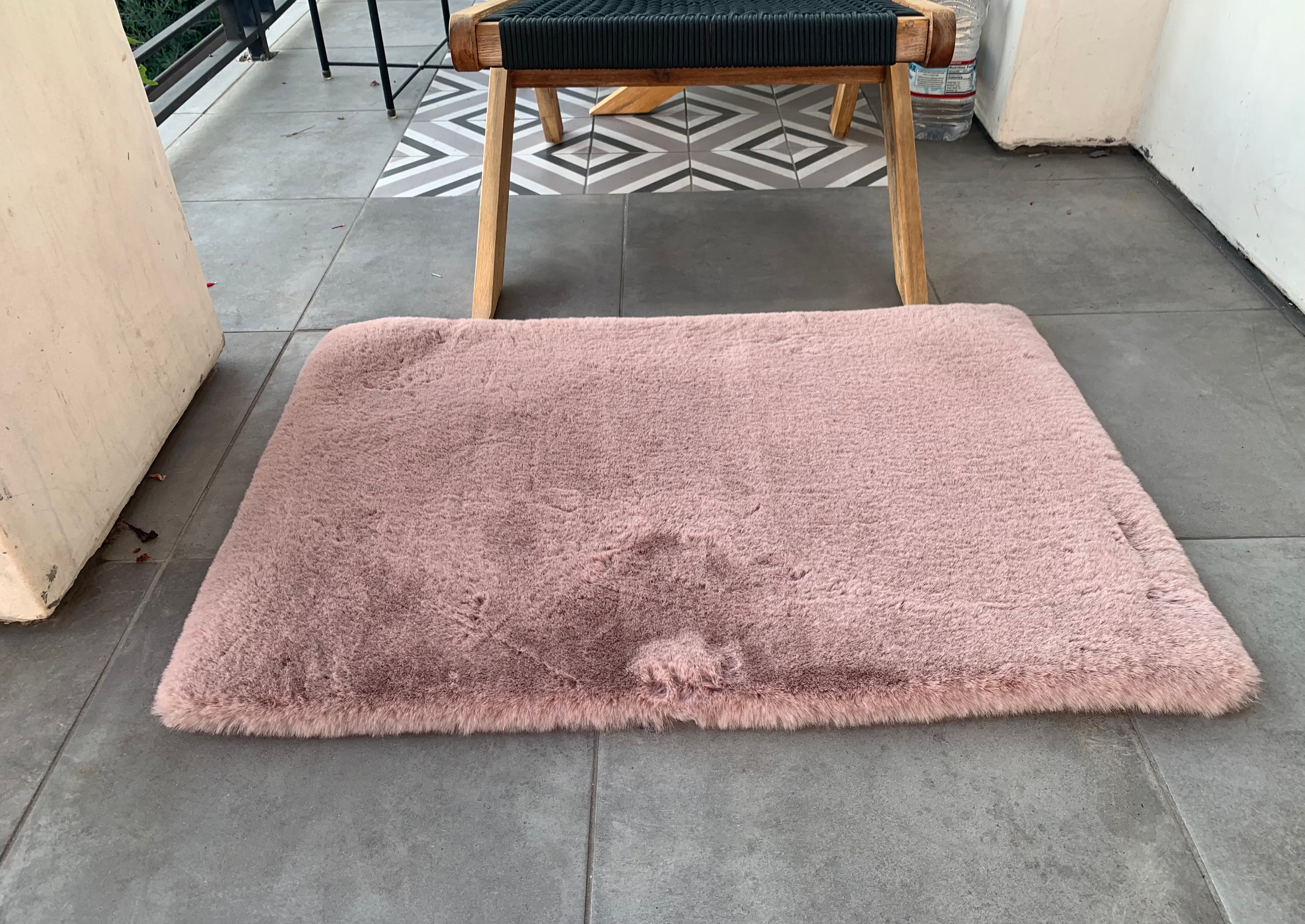 Bath Mat Faux Fur Area Rug / Door Mat/ Kitchen Mat