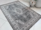 Color-Shift Foldable Flat Weave Area Rug - Shifting Hues Design - Versatile Indoor/Outdoor Rug - Power Loomed with Polypropylene/Polyester Blend - Turkish Craftsmanship - Soft and Durable - Unique Visual Appeal