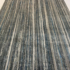 Shinny Shimmery Changing Lines Azure Blue Ultra Soft Cozy Area Rug/Carpet