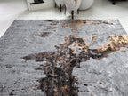 Dynamic Color-Shifting Foldable Flat Weave Area Rug: Transform Your Space with Shifting Hues