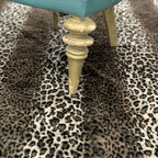 Leopard Cheetah Jaguar Feline Animal Print Soft Cozy Fuzzy Faux Fur Rug/ Carpet