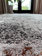 Dynamic Color-Shifting Foldable Flat Weave Area Rug: Transform Your Space with Shifting Hues