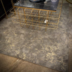 Black Gray and White Soft Plush Fluffy Lattice Design Area Rug/ Carpet