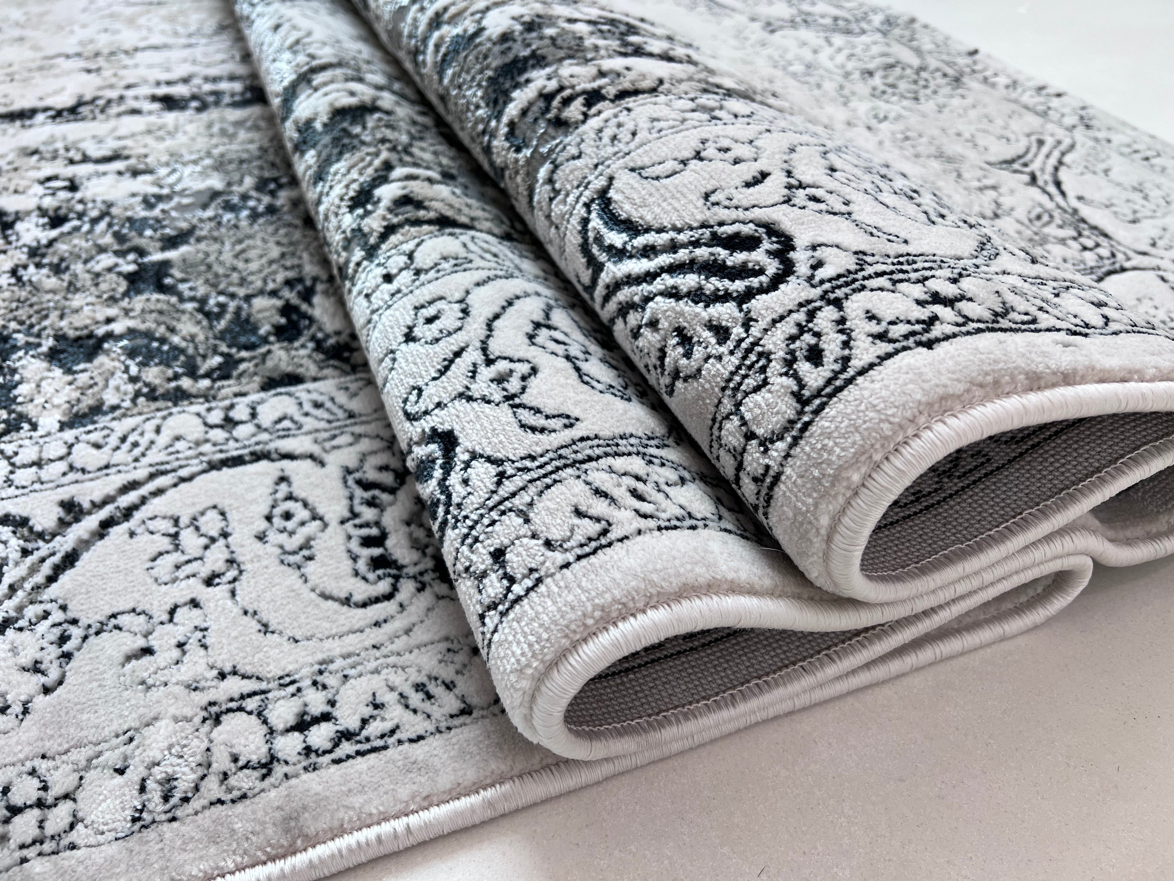 Color-Shifting Foldable Flat Weave Area Rug - Shifting Hues, Soft Textile, Durable Blend - Indoor/Outdoor Rug - Power Loom, Made in Turkey - Versatile Home Decor