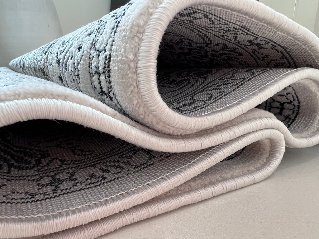 Color-Shifting Foldable Flat Weave Area Rug - Shifting Hues, Soft Textile, Durable Blend - Indoor/Outdoor Rug - Power Loom, Made in Turkey - Versatile Home Decor