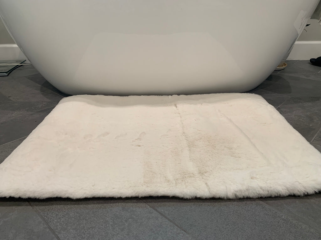 Bath Mat Faux Fur Area Rug / Door Mat/ Kitchen Mat