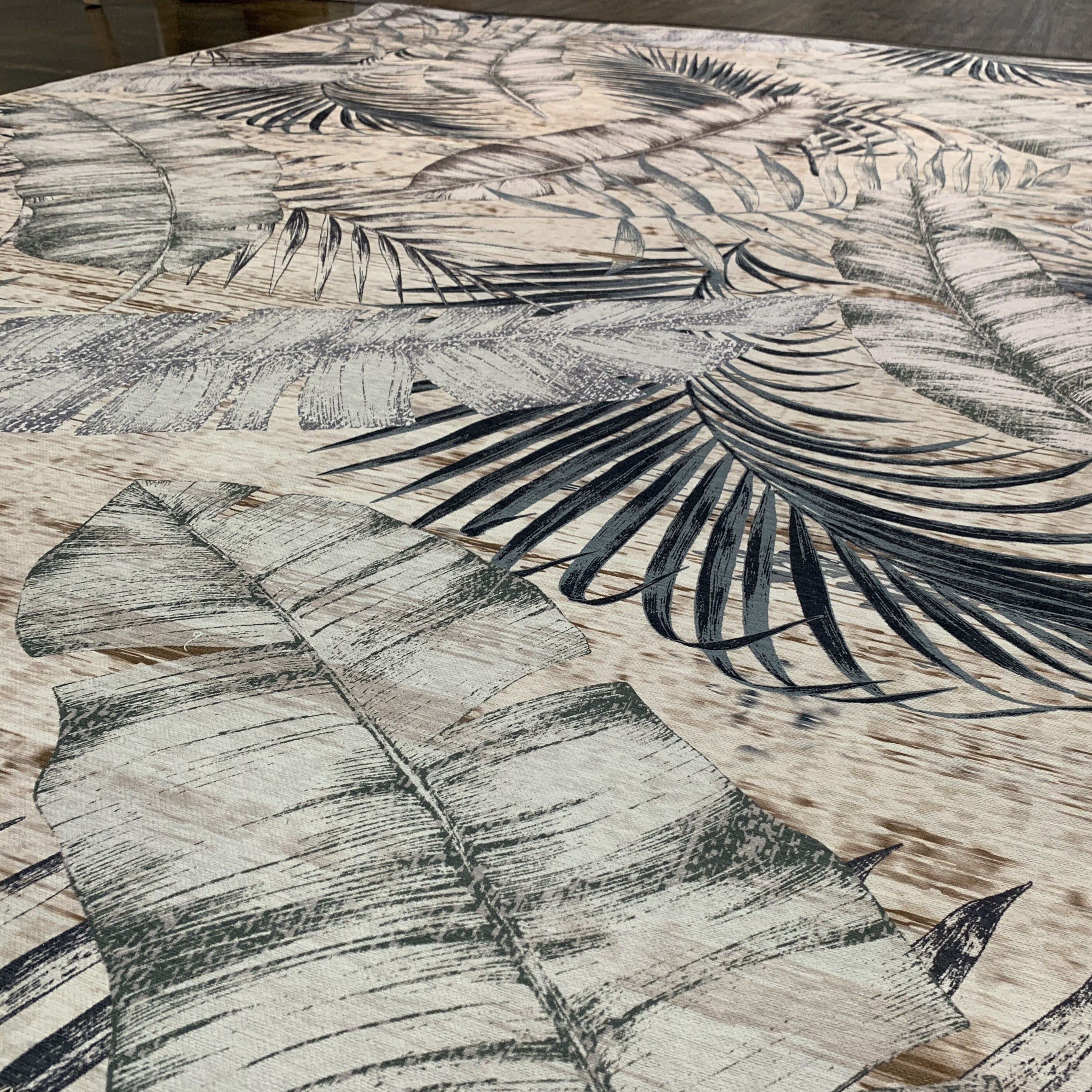 Leaf Comfort Vintage Bohemian Design Print Area Rug/ Carpet 