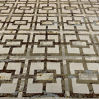 Shimmery Changing Geometric Ultra Soft Cozy Area Rug/Carpet